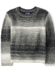 Baby And Toddler Boys Ombre Space Dye Sweater