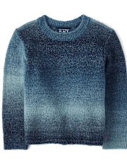 Baby And Toddler Boys Ombre Space Dye Sweater