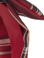 Girls Plaid Satin Bow Headband