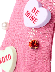 Bandeau à nœud en forme de cœur bonbon pour filles