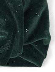 Baby Girls Velour Bow Headwrap