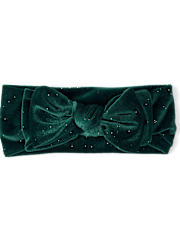 Baby Girls Velour Bow Headwrap