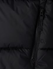 Kids Quilted Faux Fur Lined Parka Jacket