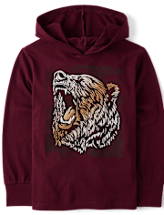 Boys Graphic Hoodie Top