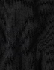 Kids Plush Winter Waffle Thermal Hoodie