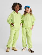 Kids Garment Dyed Premium Fleece Hoodie