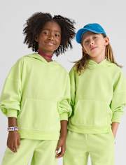 Kids Garment Dyed Premium Fleece Hoodie