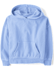 Kids Garment Dyed Premium Fleece Hoodie