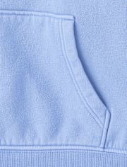 Kids Garment Dyed Premium Fleece Hoodie