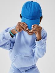 Kids Garment Dyed Premium Fleece Hoodie