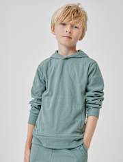 Kids Sueded Rib Hoodie