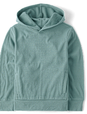 Kids Sueded Rib Hoodie