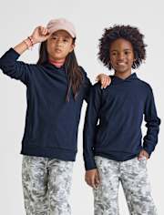Kids Sueded Rib Hoodie
