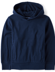 Kids Sueded Rib Hoodie