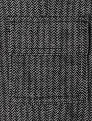 Boys Herringbone Luxe Cozy Knit Baggy Cargo Pants