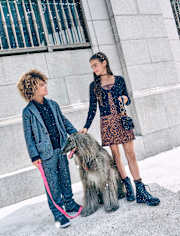 Boys Herringbone Luxe Cozy Knit Baggy Cargo Pants