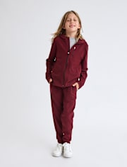 Sweat à capuche zippé en micropolaire extensible et confortable pour garçon