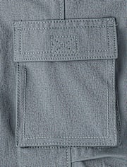 Boys Quick Dry Lined Parachute Cargo Jogger Pants