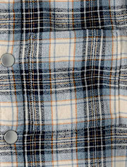 Boys Plaid Flannel Sherpa Lined Shacket
