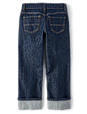 Boys Roll Cuff 90s Loose Jeans