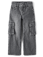 Kids Baggy Cargo Jeans