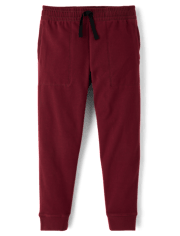 Boys Stretch Cozy Microfleece Jogger Pants
