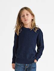 Boys Shaker Stitch Sweater