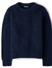 Boys Shaker Stitch Sweater