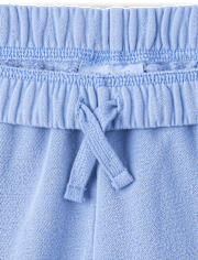 Kids Garment Dyed Premium Fleece Wide Leg Cargo Lounge Pants