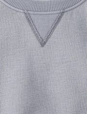 Kids Garment Dyed Premium Fleece Sweatshirt