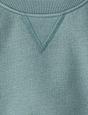 Kids Garment Dyed Premium Fleece Sweatshirt