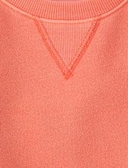 Kids Garment Dyed Premium Fleece Sweatshirt
