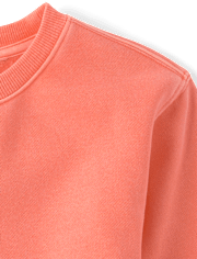 Kids Garment Dyed Premium Fleece Sweatshirt