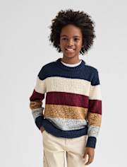 Boys Colorblock Sweater