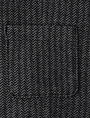 Boys Herringbone Luxe Cozy Knit Blazer