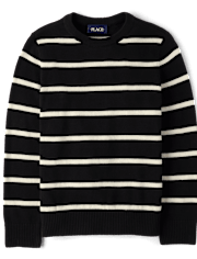 Boys Lightweight Striped Sweater