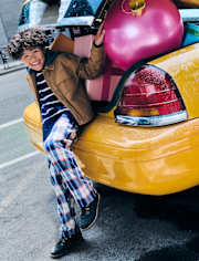 Boys Lightweight Striped Sweater