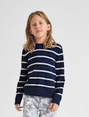 Boys Lightweight Striped Sweater