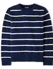 Boys Lightweight Striped Sweater
