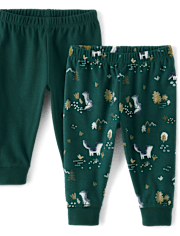 Baby Boys Wolf Pants 2-Pack
