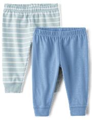 Baby Boys Striped Pants 2-Pack