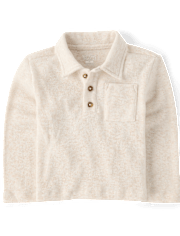 Baby And Toddler Boys Plush Rib Polo