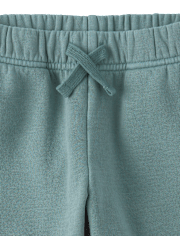 Pantalon de jogging en polaire de qualité supérieure teint en pièce pour bébé et tout-petit