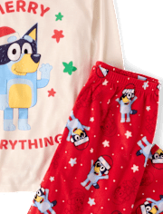 Mens Matching Family Bluey™ Merry Everything Pajamas