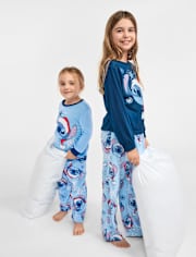 Mens Matching Family Stitch™ Santa Hat Pajamas