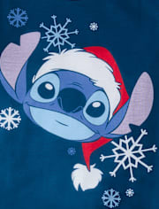 Kids Matching Family Stitch™ Santa Hat Pajamas