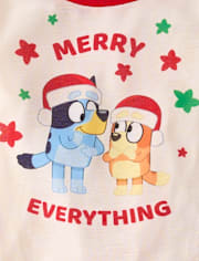 Baby And Toddler Matching Family Blueyâ¢ Merry Everything Pajamas
