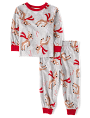 Baby And Toddler Rudolph™ Pajamas