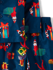 Baby And Toddler Matching Family The Elf On The Shelfâ¢ Button Front Pajamas