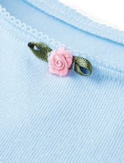 Girls Hello Kitty® Embellished Ribbed Baby Tee